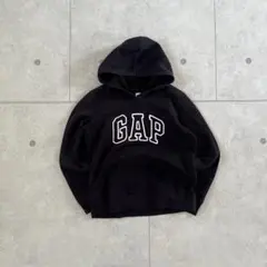激レア　ブラック　old gap デカロゴ　パーカー　 y2k archive