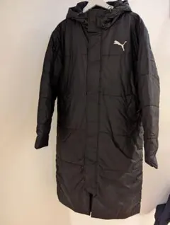 PUMA フード付き ブラック ベンチコート M