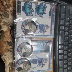 カプくじにじさんじ 叶 スト6 アクリルジオラマ 缶バッジ ステッカー　セット