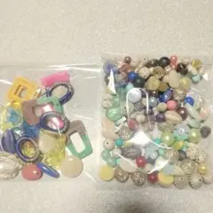 ビーズセット 多色 様々な形状