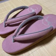 Calen Blosso カレンブロッソ カフェ草履 ピンク Mサイズ