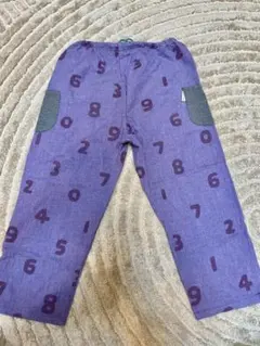 SOU・SOU 子供服 Lサイズ パンツ 数字柄 パープル美品 120cm
