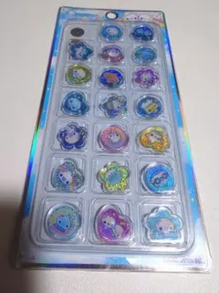 ぷくぷくあわわちゃん おはじきシール