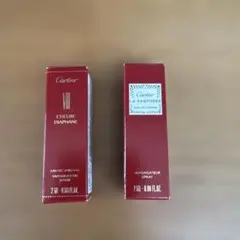 【新品】Cartier （カルティエ）サンプル香水2個セット