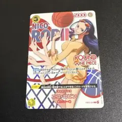 ワンピースカードゲーム　ラウンドワン　プロモパック　ニコ・ロビン
