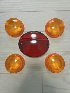 GT380 ウインカーレンズ オレンジ スモーク 純正タイプ サンパチ