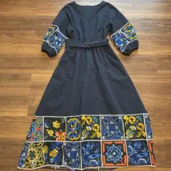 ♡Diagram♡裾タイル刺繍ワンピース　グレースコンチネンタル　チェスティ