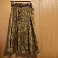 ロングスカート花柄