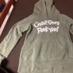 Chubby Gang Punk You! パーカー オリーブグリーン