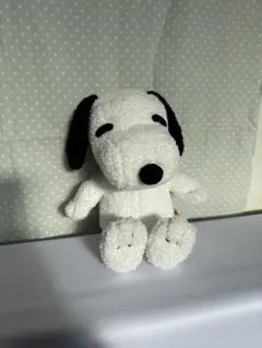 スヌーピー ぬいぐるみ ロゴ入り首輪付