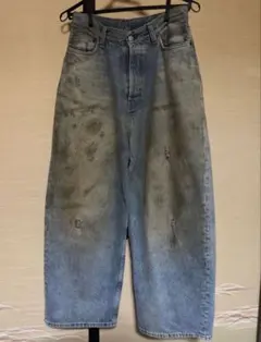 ACNE STUDIOS ロゴジャカードデニム ワイドショートパンツ - メルカリ