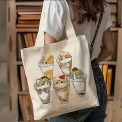 モフサンド パフェデザイン トートバッグ