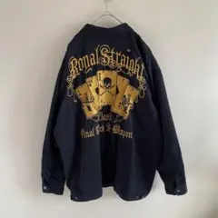 Cool Drive Striker トランプ柄　刺繍　スカル　ジャケット　5L