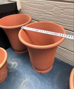 テラコッタ調 植木鉢 プランター 2個セット 新品・未使用品のサムネイル