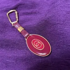 オールドグッチ キーホルダー インターロッキング ヴィンテージ！美品
