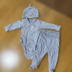 H&M ベビー ロンパース 帽子 レギンス 3点セット