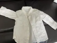 ホワイト・チェック・フラワーシャツセット