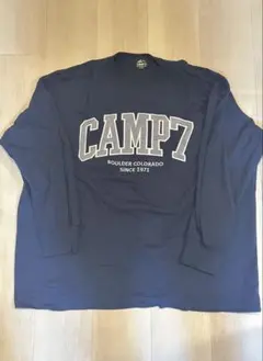 CAMP7 長袖カットソー ネイビー L