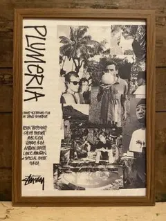 A4ポスター フレーム付 ヴィンテージ STUSSY④