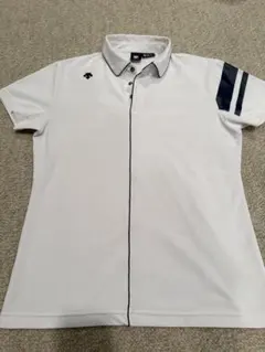 DESCENTE GOLF ポロシャツ L ホワイト