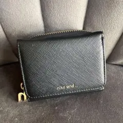 niko and... ブラック 三つ折り財布