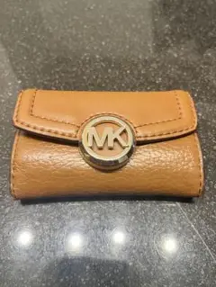 Michael Kors ブラウン レザー キーケース