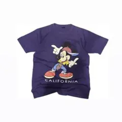 90s ディズニー ミッキーマウス Tシャツ 紫