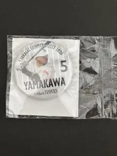 ♡新品♡ホークス 山川穂高選手鷹祭缶バッジ - メルカリ