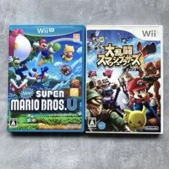 New スーパーマリオブラザーズU / 大乱闘スマッシュブラザーズX 2本セット
