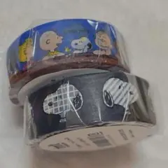 新品　2点　mt Peanuts マスキングテープ　スヌーピー カモ井　mtのサムネイル