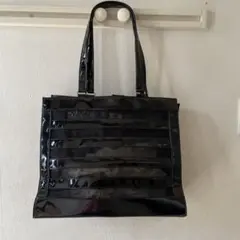 平成レトロ　Masami Matsui メッシュバッグ　ビニールトートバッグのサムネイル