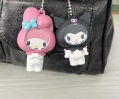 サンリオキャラクターズ　フォトフレームマスコット　マイメロ　クロミ　２点セット➓