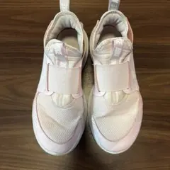 NIKEキッズ スニーカー ピンク　フレックスランナー スリッポン23.5cm