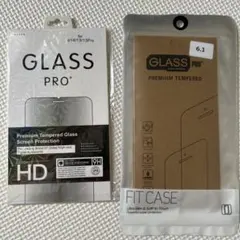 GLASS PRO+ iPhone14/13/13Pro 保護フィルム 2枚新品