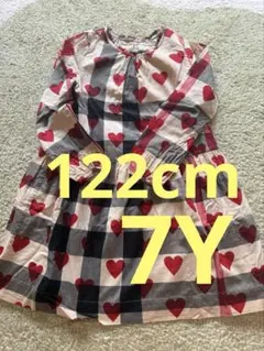 値下げしました】バーバリー ハートワンピース 7Y