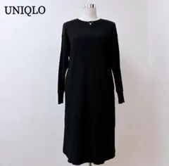 ブラック ニットワンピース Sサイズ