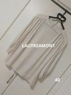 ☆LAUTREAMONTロートレアモン(日本製)美ラインブラウス40☆