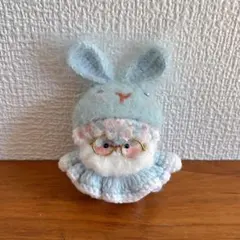 羊　編み物 ハンドメイド チャーム キーホルダー ストラップ あみぐるみ