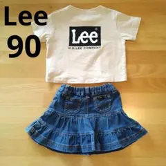 Lee　リー　トップス　スカート　ベージュ　デニム　90 95