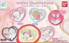 mikko illustrations クリアラバーコースター