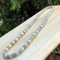 翡翠　天然石　ネックレス　翡翠ネックレス　ミャンマー産本翡翠