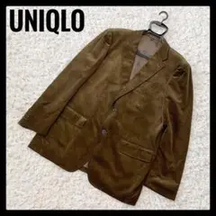 UNIQLO コーデュロイ テーラードジャケット XL ブラウン 綿100%