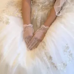 【値下げ中】Cherie ウェディンググローブ ホワイト