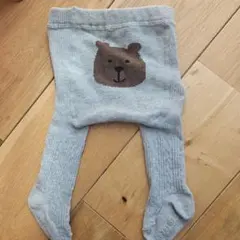 m*k様 GAP クマ刺繍 グレー ベビータイツ