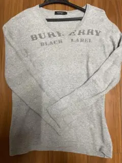 BURBERRY BLACK LABEL Vネック ニット メンズ