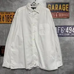 ゆ*様 トミーヒルフィガー 白シャツ XL 無地 ワンポイント フラッグタグ 長