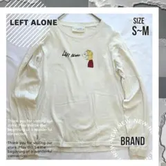 【Left Alone】　レフトアローン　両面プリント　ロンT　Tシャツ　長袖