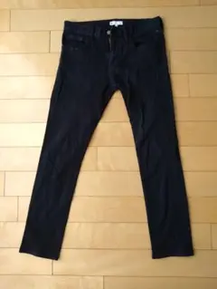 ブラック スキニーデニム