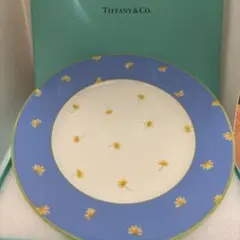 【新品未使用】TIFFANY ティファニーバレー　花柄　ペアプレート