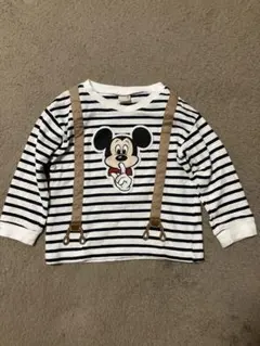 petit main ミッキー長袖カットソー100㎝プティマイン